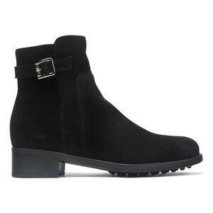 La Canadiene Black Suede Chelsea Booties Sz. 10